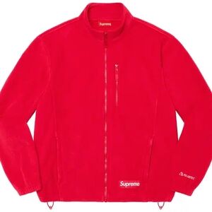 2022 Supreme x Polartec Zip Jacket Red